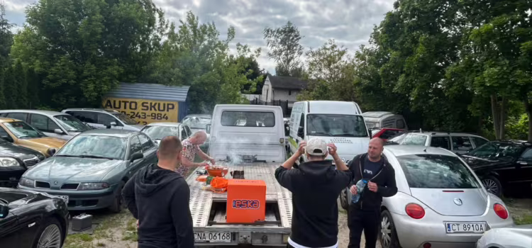 Grill na lawecie i to z kim!