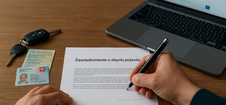 Zgłoszenie zbycia samochodu – aktualne zasady
